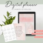 2025 Digital Planner for GoodNotes | Dated Monthly, Weekly, Daily Planning with Hyperlinks | Habit, Goal, Money & Password Tracker | Brain Dump & Notes