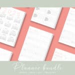 2025 Digital Planner for GoodNotes | Dated Monthly, Weekly, Daily Planning with Hyperlinks | Habit, Goal, Money & Password Tracker | Brain Dump & Notes