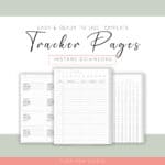 2025 Digital Planner for GoodNotes | Dated Monthly, Weekly, Daily Planning with Hyperlinks | Habit, Goal, Money & Password Tracker | Brain Dump & Notes