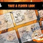 Halloween Coloring Sheets for Kids | Digital Download | Fun & Spooky Printable Activities | Easy Print DIY Crafts | Coloring Pages - Part 2