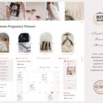 Notion Digital Pregnancy Planner | Detailed Tracker & Organizer | Essential for Expecting Moms | Baby Shower Gift Idea