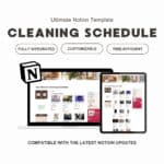 Cleaning Schedule Notion Template