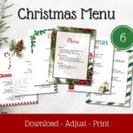 Christmas Menu Template