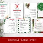 Christmas Menu Template
