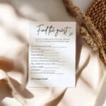 Printable Wedding Party Games | Stylish Reception Ice Breaker Bundle | Decorative Bridal Shower Kit | Editable Canva Template