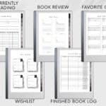 Digital Reading Journal for Remarkable Paper Pro & Remarkable 2 templates, Book Log