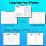 Editable OneNote calendar template designed for efficient organization, perfect for managing daily, weekly, and monthly schedules.