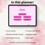 Customizable digital planners for GoodNotes, Notability, and OneNote with hyperlinked layouts for effortless navigation and organization.