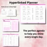 Notability planner template with customizable layouts for organizing tasks, deadlines, and schedules in a clean, digital format.