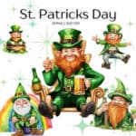 Leprechaun Clipart, Leprechaun PNG, St. Patricks Day, Lucky Day, St Patricks Clipart, Leprechaun, Pot Of Gold, Beer Bottle, Irish Holiday | WeLoveWestern