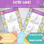 Toddler Easter Puzzle – Fun & Interactive Spot the Difference | A cute and playful way to celebrate Easter while learning.