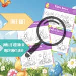 Easter Party Game Printable – Kids Holiday Fun | Perfect for family gatherings, school activities & party entertainment.